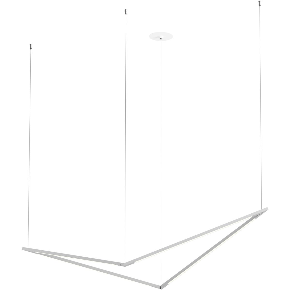 Koncept ZBP-24-B-SW-SIL-CNP Z-Bar LED 14.68 inch Silver Pendant Ceiling Light, Bird